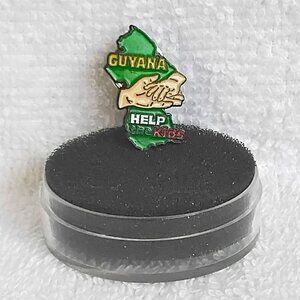 Guyana Help the Kids Metal & Enamel Pin!!